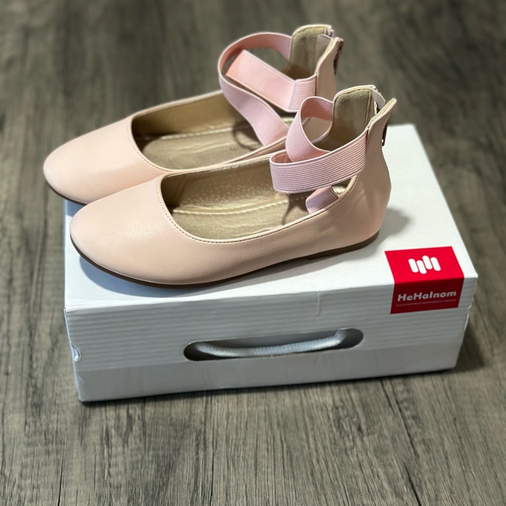 Girls Pink Ballet Flats Size 13